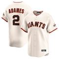 Silnrao SF.Giants #2 Willy Adames Player Cream Home Limited Stitched Jerseys