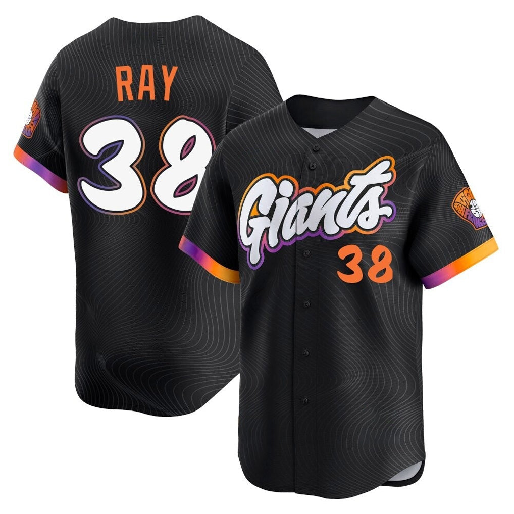 Silnrao SF.Giants #38 Robbie Ray Player Black 2025 City Connect Home Limited Stitched Jerseys