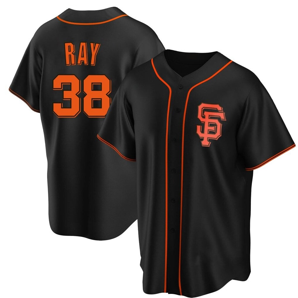 Silnrao SF.Giants #38 Robbie Ray Player  Black 2026 Home Game Stitched Jerseys