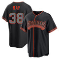 Silnrao SF.Giants #38 Robbie Ray Player Black Alternate Limited Stitched Jerseys