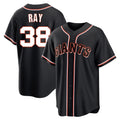 Silnrao SF.Giants #38 Robbie Ray Player Black Fashion Out Home Limited Stitched Jerseys