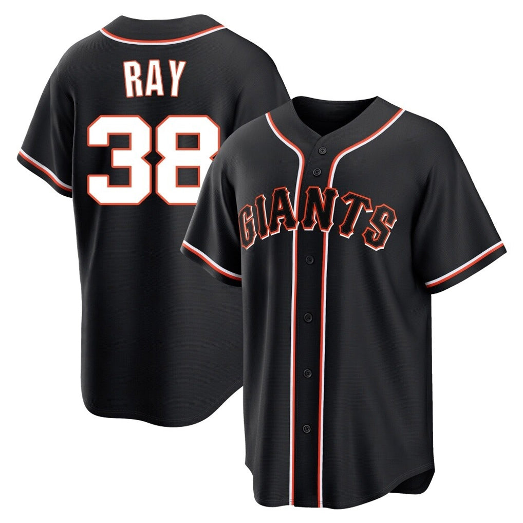 Silnrao SF.Giants #38 Robbie Ray Player Black Fashion Out Home Limited Stitched Jerseys