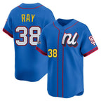 Silnrao SF.Giants #38 Robbie Ray Player Blue National League All-Star Edition Limited Stitched Jerseys