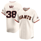 Silnrao SF.Giants #38 Robbie Ray Player Cream Home Limited Stitched Jerseys