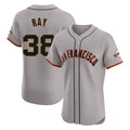 Silnrao SF.Giants #38 Robbie Ray Player Gray Home Limited Elite Stitched Jerseys
