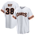 Silnrao SF.Giants #38 Robbie Ray Player White Home Game Stitched Jerseys