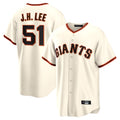 Silnrao SF.Giants #51 Jung Hoo Lee Player Cream Home Game Stitched Jerseys