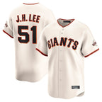 Silnrao SF.Giants #51 Jung Hoo Lee Player Cream Home Limited Stitched Jerseys