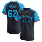 Silnrao SF.Giants #62 Logan Webb Player Navy National League All-Star Home Limited Elite Stitched Jerseys