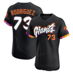 Silnrao SF.Giants #73 Randy Rodriguez Player Black City Connect Home Limited Elite Stitched Jerseys