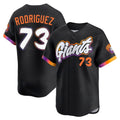 Silnrao SF.Giants #73 Randy Rodriguez Player Black City Connect Home Limited Stitched Jerseys