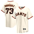 Silnrao SF.Giants #73 Randy Rodriguez Player Cream Home Game Stitched Jerseys