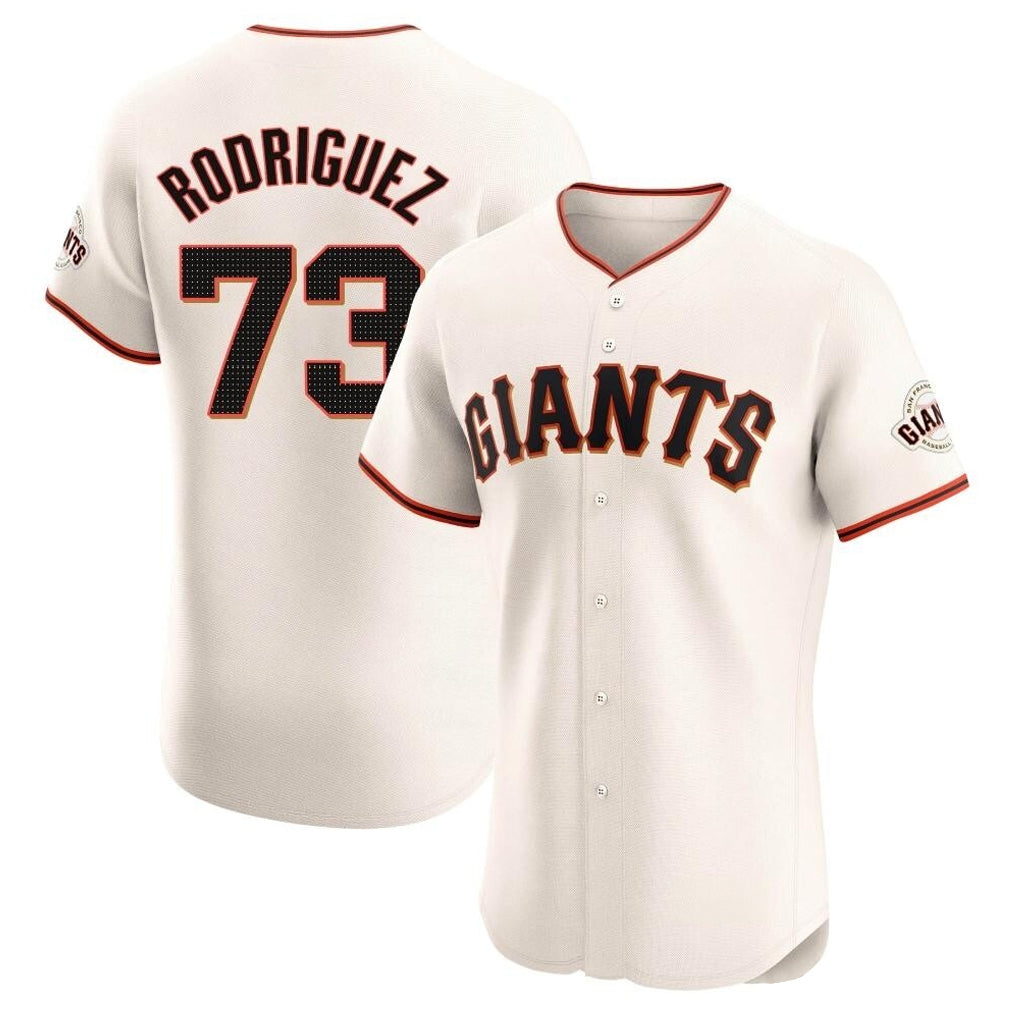 Silnrao SF.Giants #73 Randy Rodriguez Player Cream Home Limited Elite Stitched Jerseys