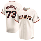 Silnrao SF.Giants #73 Randy Rodriguez Player Cream Home Limited Stitched Jerseys