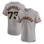 Silnrao SF.Giants #73 Randy Rodriguez Player Gray Home Limited Elite Stitched Jerseys