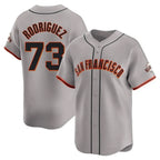 Silnrao SF.Giants #73 Randy Rodriguez Player Gray Home Limited Stitched Jerseys