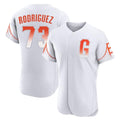 Silnrao SF.Giants #73 Randy Rodriguez Player White City Connect Home Limited Elite Stitched Jerseys