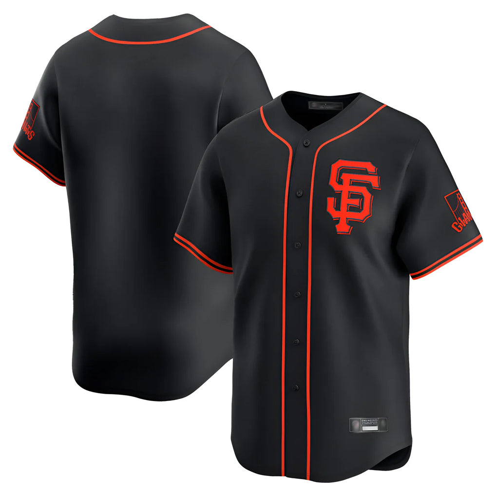 Silnrao SF.Giants ## Giants Blank Player Black Alternate Limited Stitched Jerseys