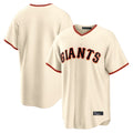 Silnrao SF.Giants ## Giants Blank Player Cream Home Game Stitched Jerseys