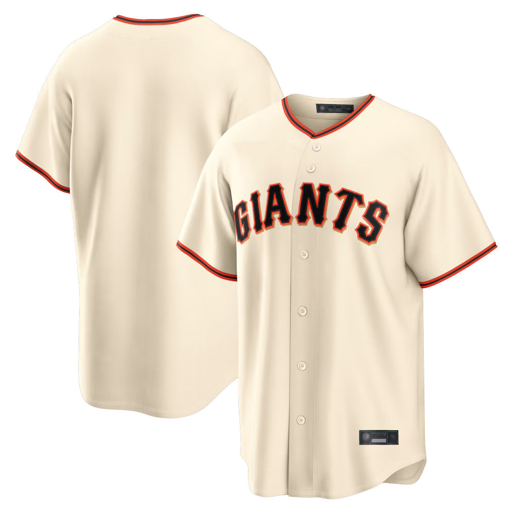 Silnrao SF.Giants ## Giants Blank Player Cream Home Game Stitched Jerseys