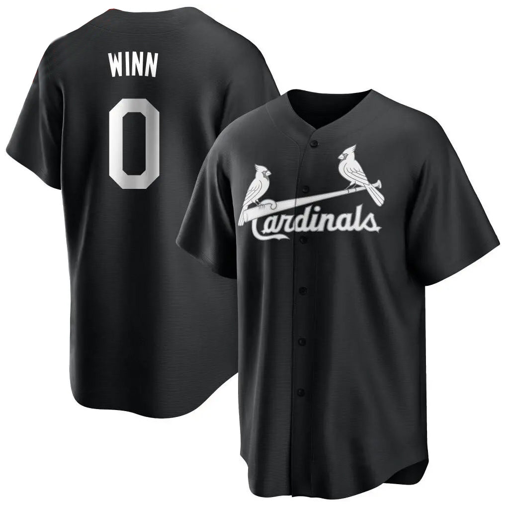 Silnrao St. Louis Cardinals #0 Masyn Winn Player Black City Connect Home Limited Stitched Jerseys