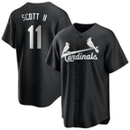 Silnrao St. Louis Cardinals #11 Victor Scott II Player Black City Connect Home Limited Stitched Jerseys