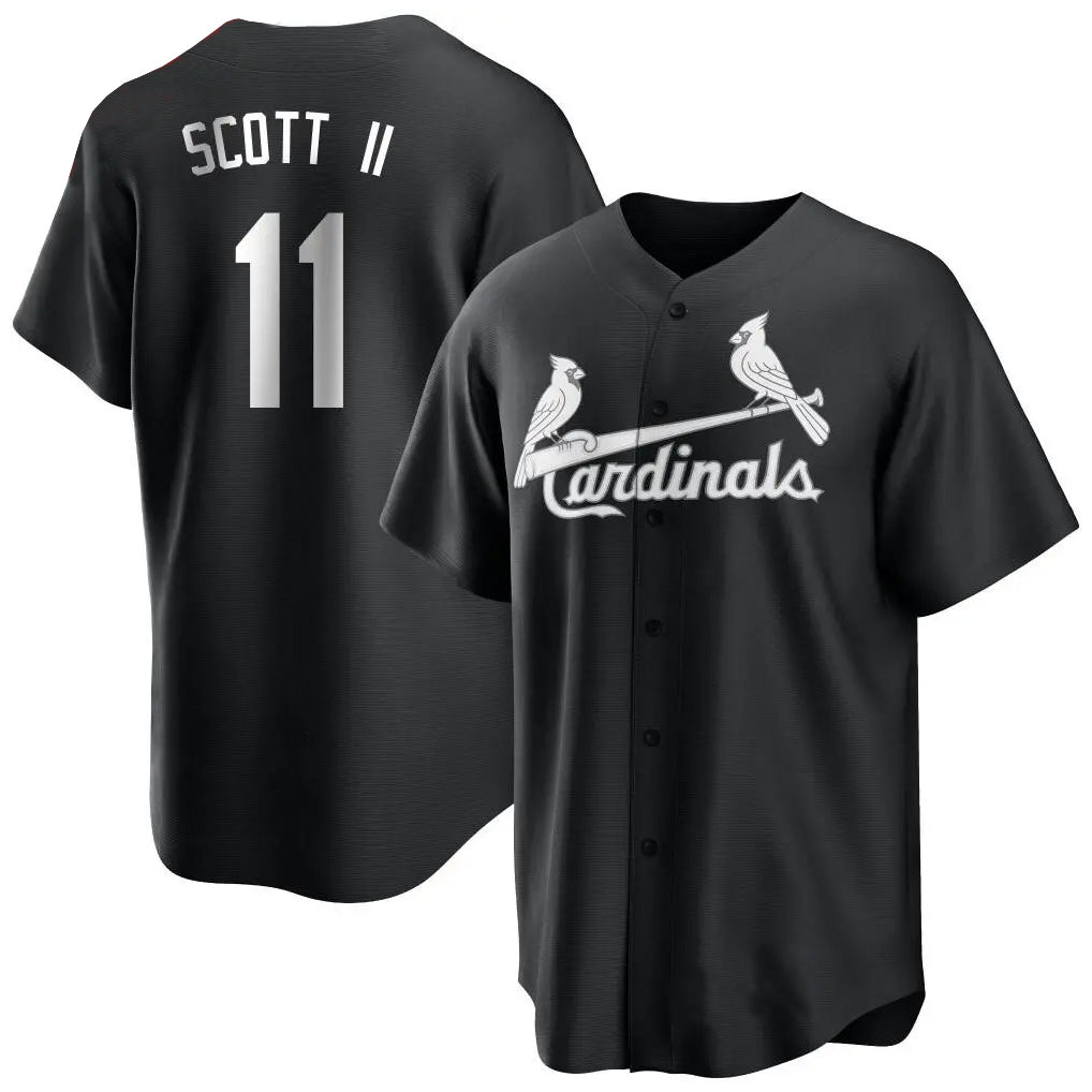 Silnrao St. Louis Cardinals #11 Victor Scott II Player Black City Connect Home Limited Stitched Jerseys