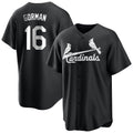 Silnrao St. Louis Cardinals #16 Nolan Gorman Player Black City Connect Home Limited Stitched Jerseys