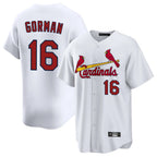 Silnrao St. Louis Cardinals #16 Nolan Gorman Player White Home Game Stitched Jerseys