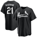 Silnrao St. Louis Cardinals #21 Lars Nootbaar Player Black City Connect Home Limited Stitched Jerseys