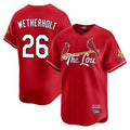 Silnrao St. Louis Cardinals #26 JJ Wetherholt Player Red City Connect Limited Stitched Jerseys