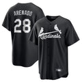 Silnrao St. Louis Cardinals #28 Nolan Arenado Player Black City Connect Home Limited Stitched Jerseys