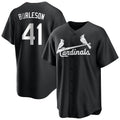Silnrao St. Louis Cardinals #41 Alec Burleson Player Black City Connect Home Limited Stitched Jerseys