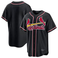 Silnrao St. Louis Cardinals ## Cardinals Blank Player Black Replica Carbon Fashion Stitched Jerseys
