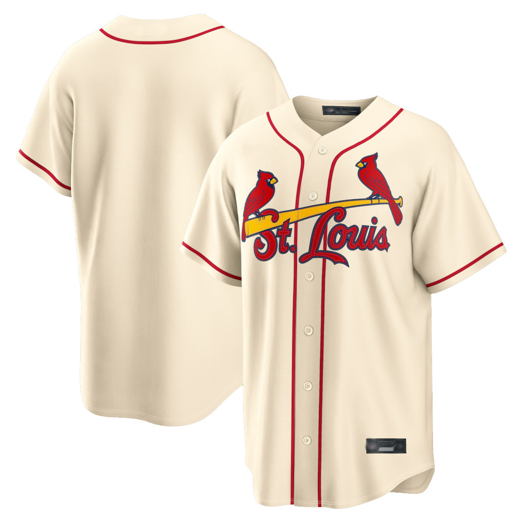 Silnrao St. Louis Cardinals ## Cardinals Blank Player Cream Home Game Stitched Jerseys