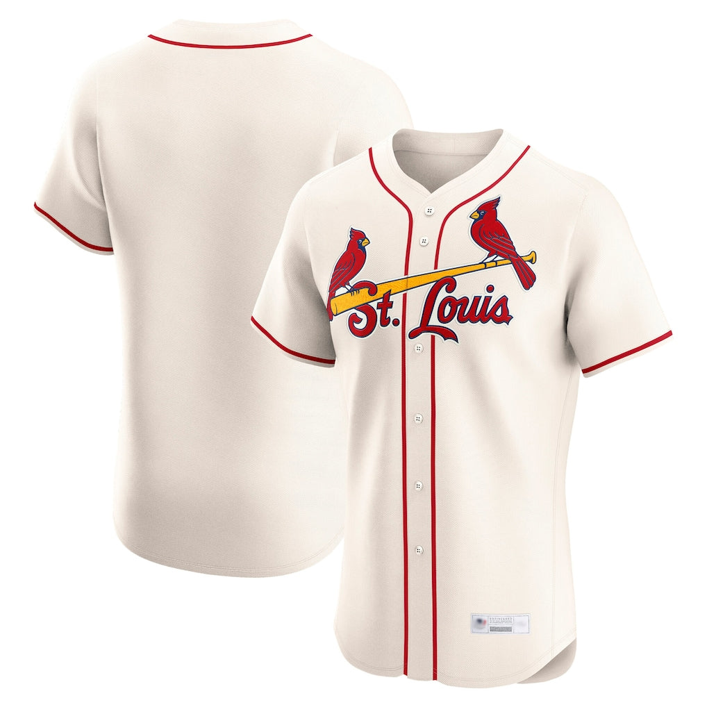 Silnrao St. Louis Cardinals ## Cardinals Blank Player Cream Home Limited Elite Stitched Jerseys