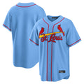 Silnrao St. Louis Cardinals ## Cardinals Blank Player Light Blue Home Limited Game Stitched Jerseys