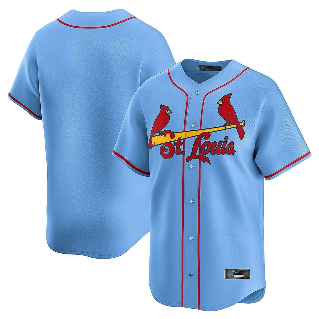 Silnrao St. Louis Cardinals ## Cardinals Blank Player Light Blue Home Limited Stitched Jerseys