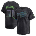 Silnrao T.Bay Rays #31 Cedric Mullins Player Black City Connect Home Limited Stitched Jerseys