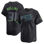 Silnrao T.Bay Rays #31 Cedric Mullins Player Black City Connect Home Limited Stitched Jerseys