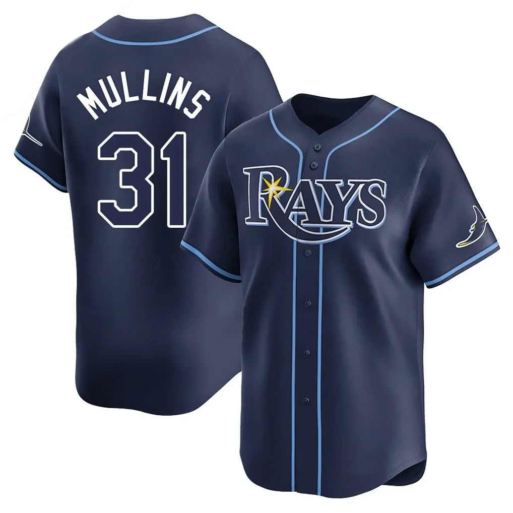 Silnrao T.Bay Rays #31 Cedric Mullins Player Navy Home Limited Stitched Jerseys