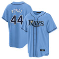 Silnrao T.Bay Rays #44 Ryan Pepiot Player Light Blue Home Limited Stitched Jerseys