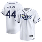 Silnrao T.Bay Rays #44 Ryan Pepiot Player White Home Limited Stitched Jerseys