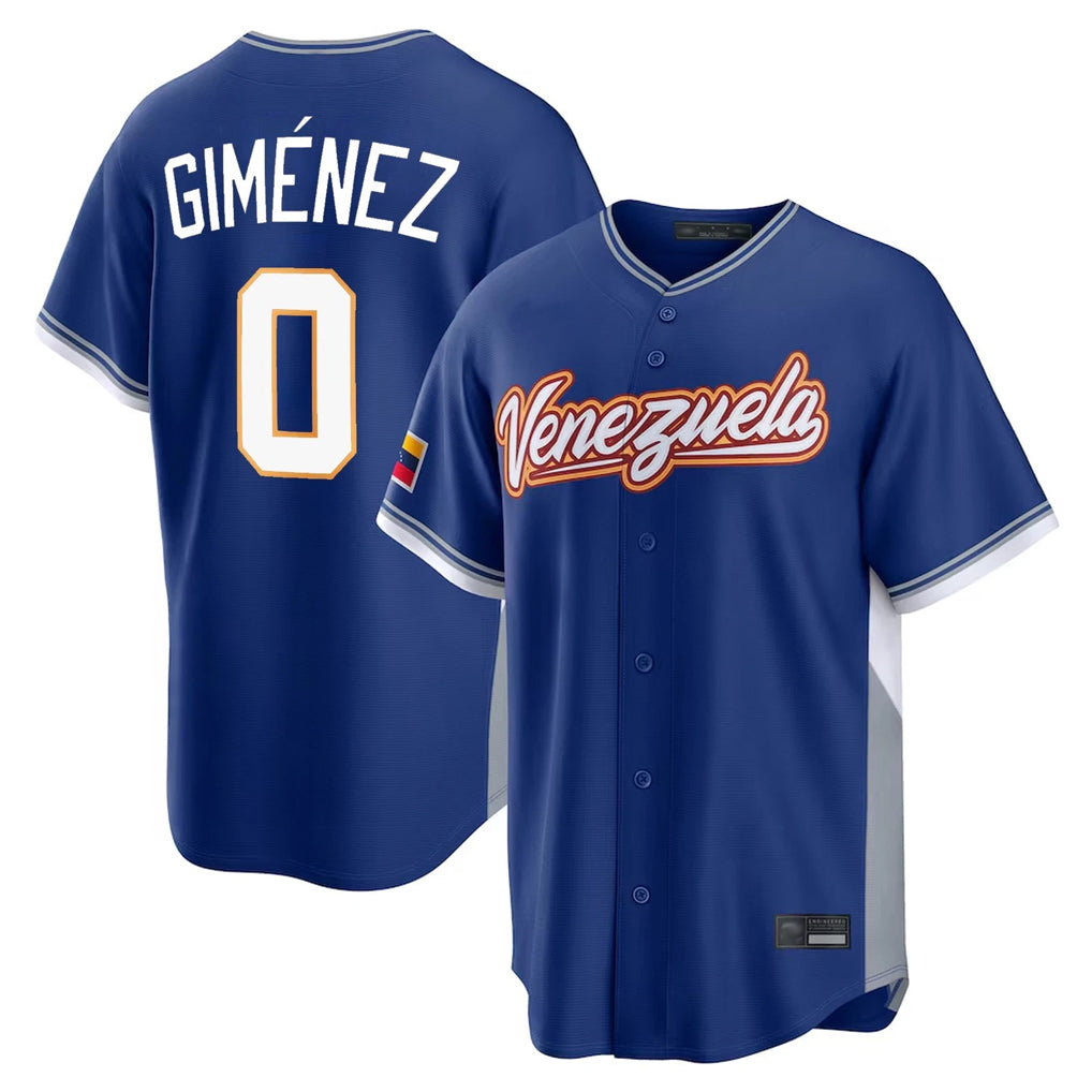 Silnrao T.Blue Jays #0 Andres Gimenez Player Royal 2026 World Series Classic Limited Stitched Jerseys