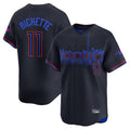 Silnrao T.Blue Jays #11 Bo Bichette Player Black City Connect Limited Home Stitched Jerseys