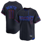 Silnrao T.Blue Jays #11 Bo Bichette Player Black City Connect Limited Home Stitched Jerseys