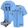 Silnrao T.Blue Jays #11 Bo Bichette Player Blue 2025 World Series Game Stitched Jerseys