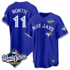 Silnrao T.Blue Jays #11 Bo Bichette Player Blue 2025 World Series Rush Limited Stitched Jerseys