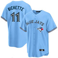 Silnrao T.Blue Jays #11 Bo Bichette Player Blue Home Limited Stitched Jerseys