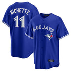 Silnrao T.Blue Jays #11 Bo Bichette Player Blue Rush Limited Stitched Jerseys